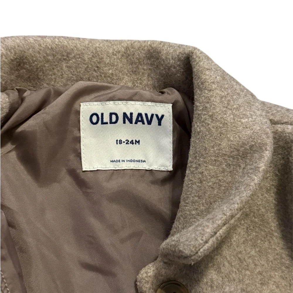 Old Navy Kids Tan Pea Coat